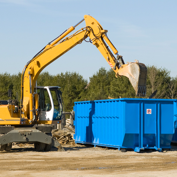 are there any restrictions on where a residential dumpster can be placed in Pipestone County Minnesota